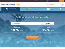 Tablet Screenshot of llamahonduras.com